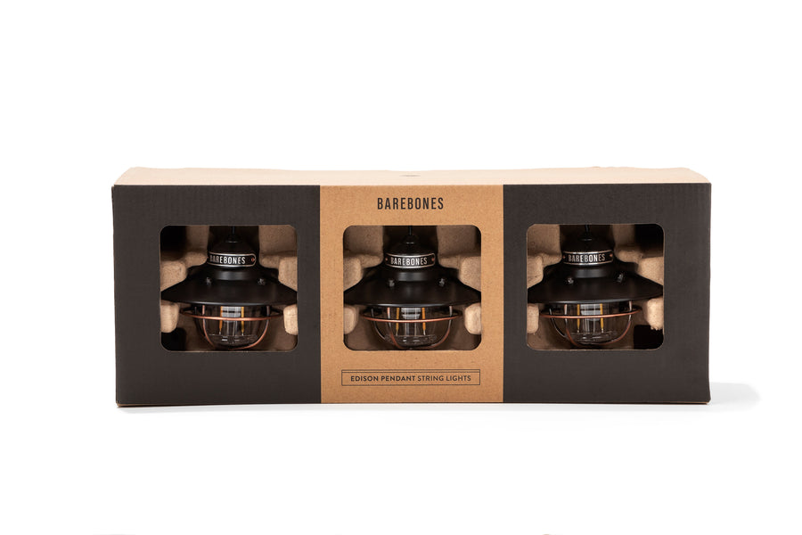 Barebones Edison String Lights Bronze LIV-265 - Firesite