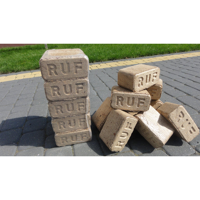 RUF Houtbriketten hardhout eiken/beuken pak 10 kg