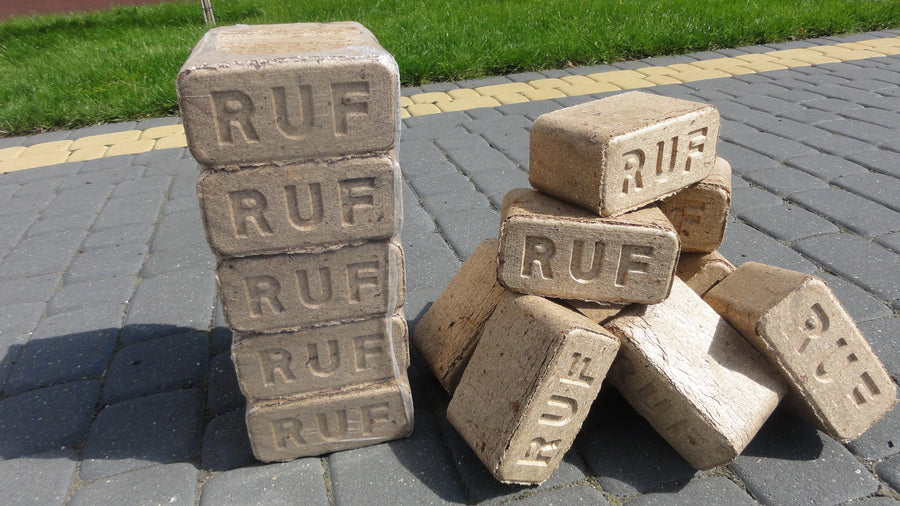 RUF Houtbriketten hardhout eiken/beuken pak 10 kg