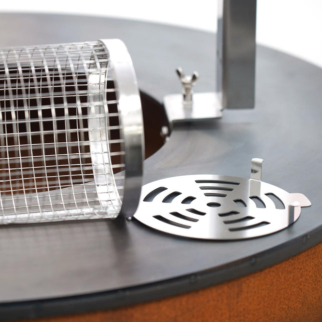 BonFeu Grill Basket draaiende grillmand voor rotisserie set