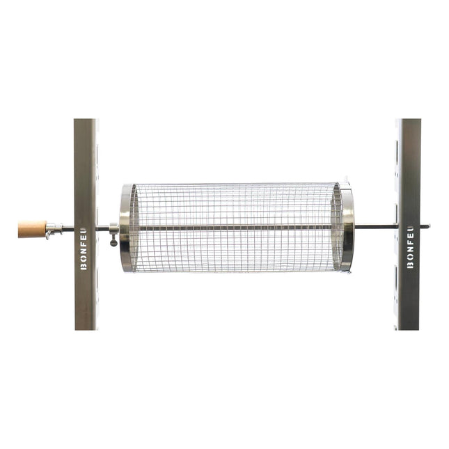 BonFeu Grill Basket draaiende grillmand voor rotisserie set