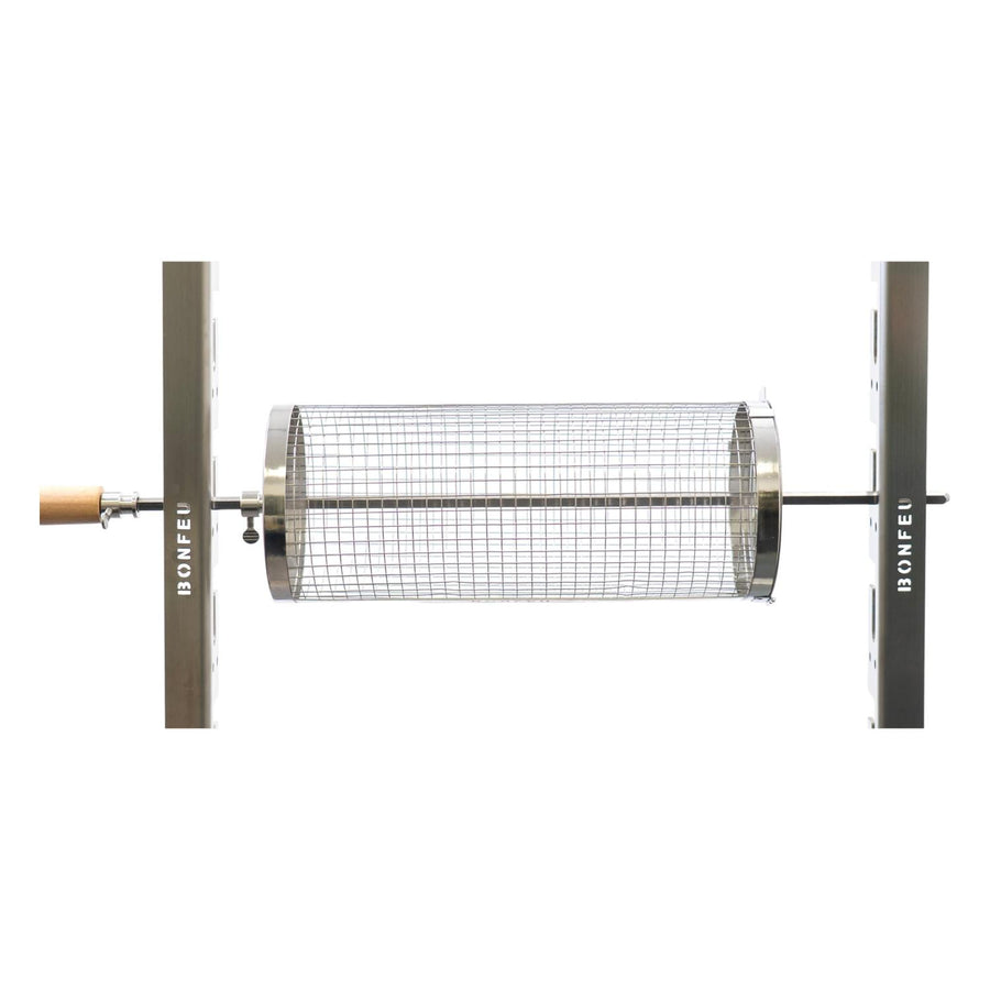 BonFeu Grill Basket draaiende grillmand voor rotisserie set