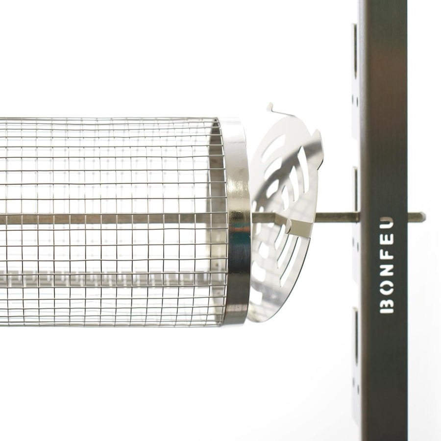 BonFeu Grill Basket draaiende grillmand voor rotisserie set