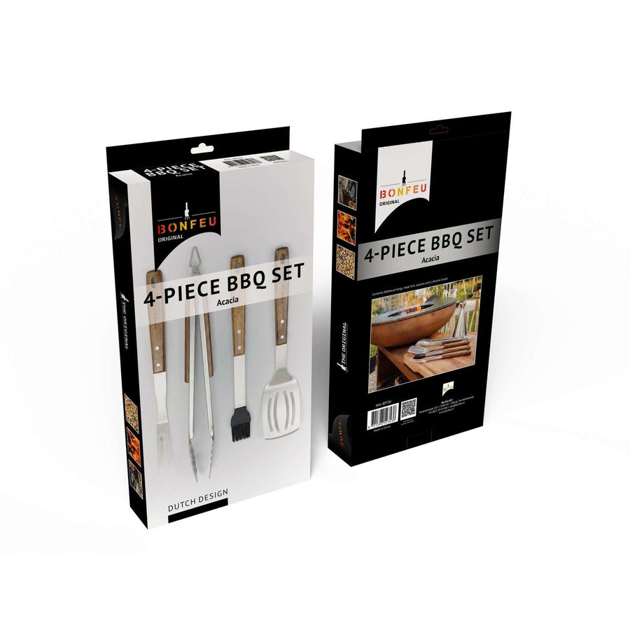 BonFeu BBQ Set 4-delig gereedschapset