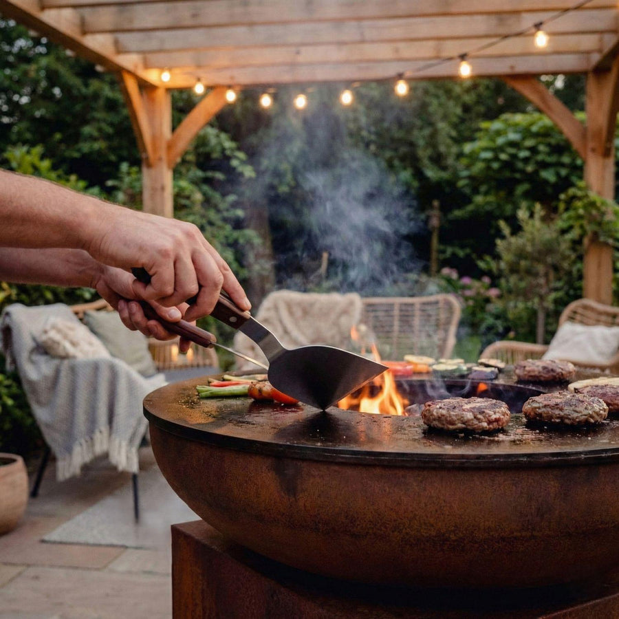 BonFeu Spatula Pro plancha spatel van acaciahout