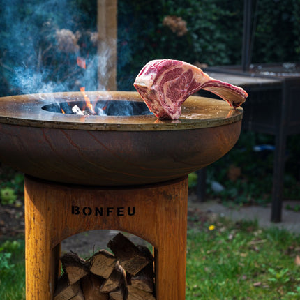 BonFeu BonBiza Vuurschaal Barbecue Buitenkeuken Corten Open