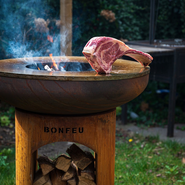 BonFeu BonBiza Vuurschaal Barbecue Buitenkeuken Corten Open