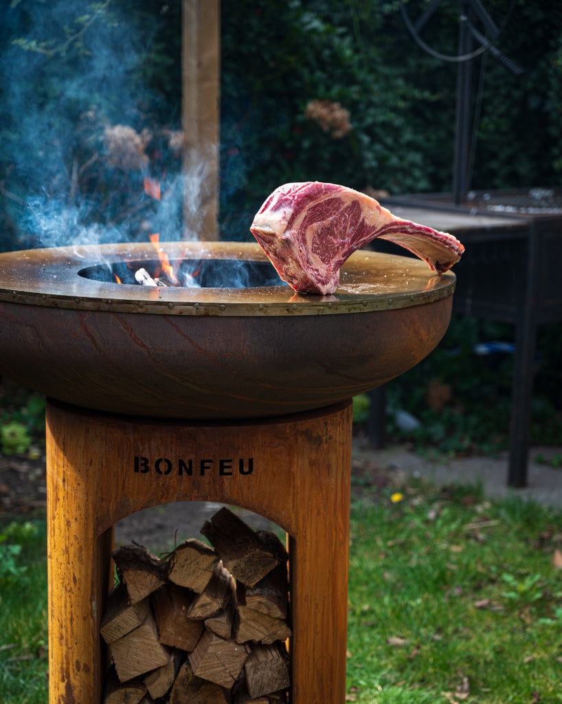 BonFeu BonBiza Vuurschaal Barbecue Buitenkeuken Corten Open - Firesite