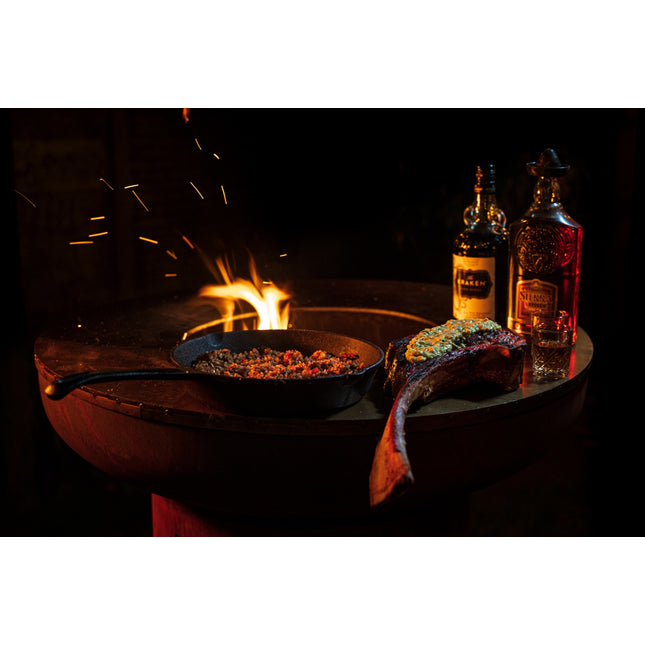 BonFeu BonBiza Vuurschaal Barbecue Buitenkeuken Corten Open
