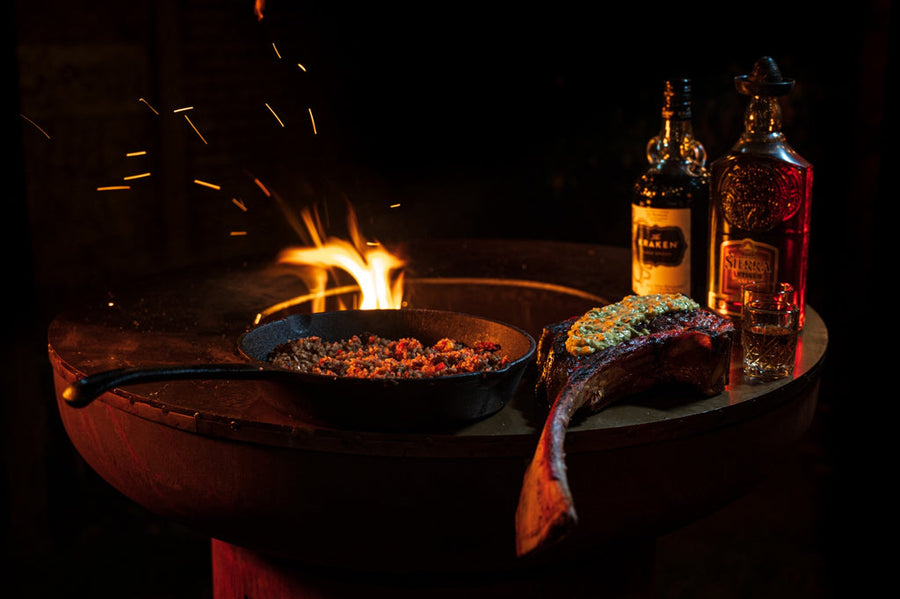 BonFeu BonBiza Vuurschaal Barbecue Buitenkeuken Corten Open - Firesite