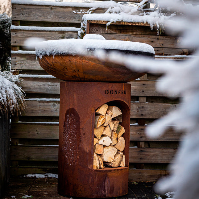BonFeu BonBiza Vuurschaal Barbecue Buitenkeuken Corten Open