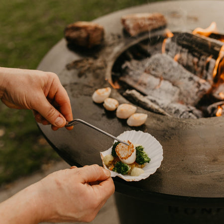 BonFeu BonBiza Vuurschaal Barbecue Buitenkeuken Zwart Open - Firesite