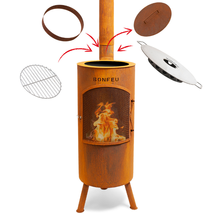 BonFeu BonTino Buitenhaard Barbecue Roest - Firesite