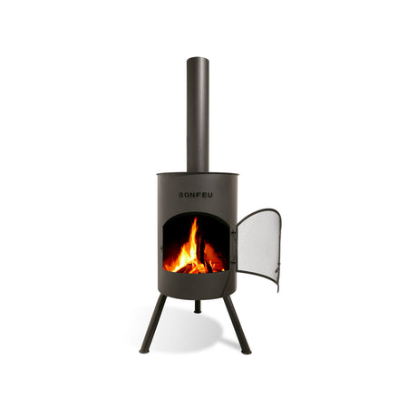 BonFeu BonTon 50 Buitenhaard Zwart - Firesite