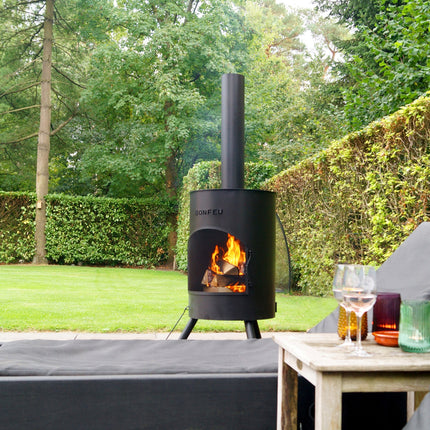 BonFeu BonTon 50 Buitenhaard Zwart