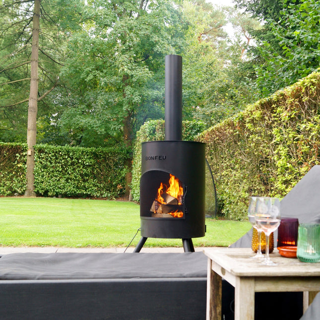 BonFeu BonTon 50 Buitenhaard Zwart