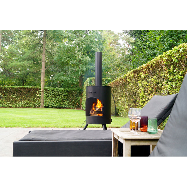 BonFeu BonTon 50 Buitenhaard Zwart