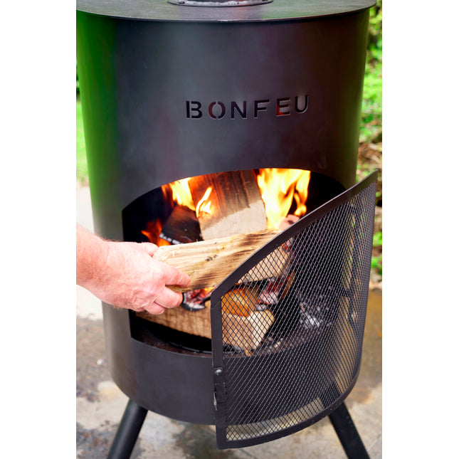 BonFeu BonTon 50 Buitenhaard Zwart
