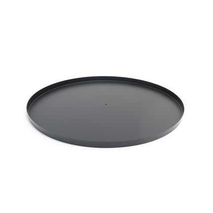HEAT Bodemplaat Rond staal 50 cm Zwart