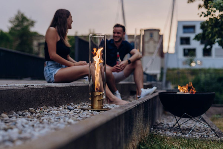 Höfats SPIN 1200 Tafelvuur Sfeerlantaarn Goud - Firesite