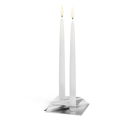 Höfats Square Candle Kandelaar Zilver