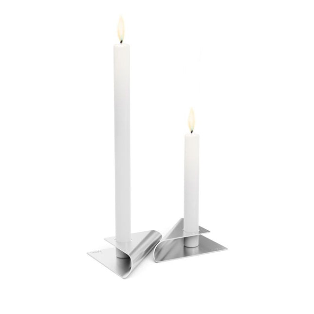 Höfats Square Candle Kandelaar Zilver