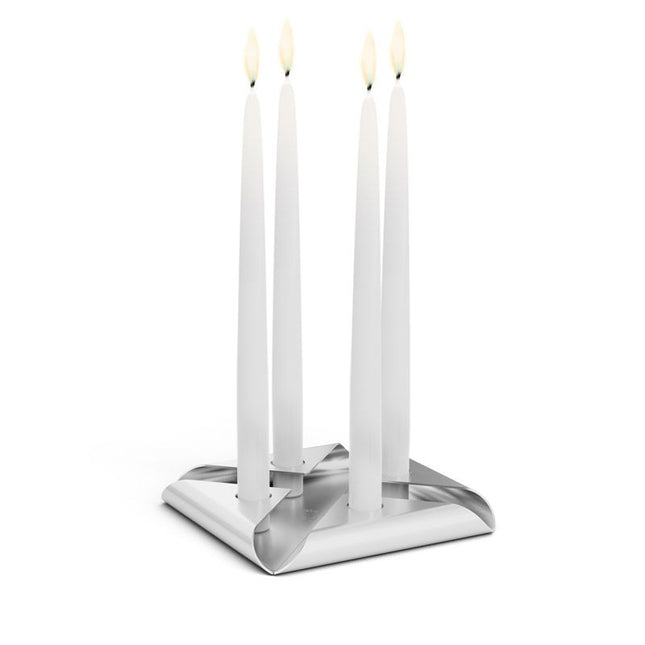 Höfats Square Candle Kandelaar Zilver