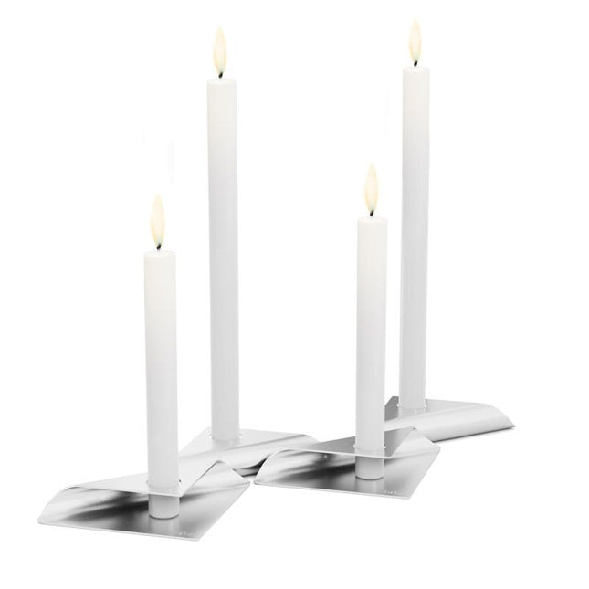 Höfats Square Candle Kandelaar Zilver