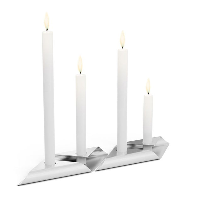Höfats Square Candle Kandelaar Zilver