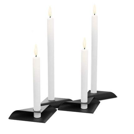 Höfats Square Candle Kandelaar Zwart