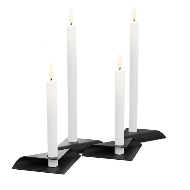 Höfats Square Candle Kandelaar Zwart
