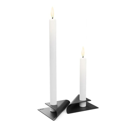 Höfats Square Candle Kandelaar Zwart - Firesite