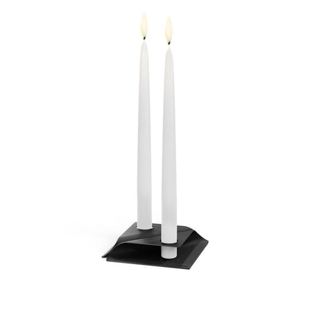 Höfats Square Candle Kandelaar Zwart - Firesite