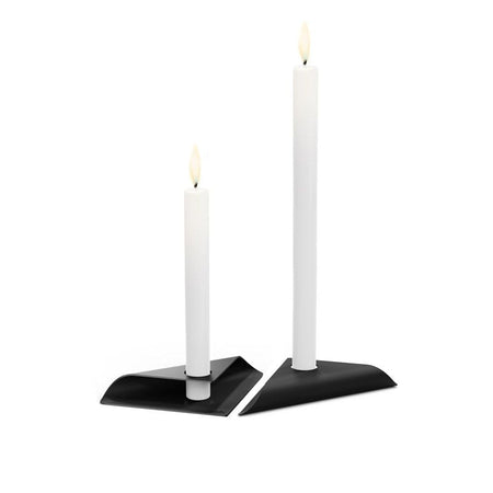 Höfats Square Candle Kandelaar Zwart - Firesite