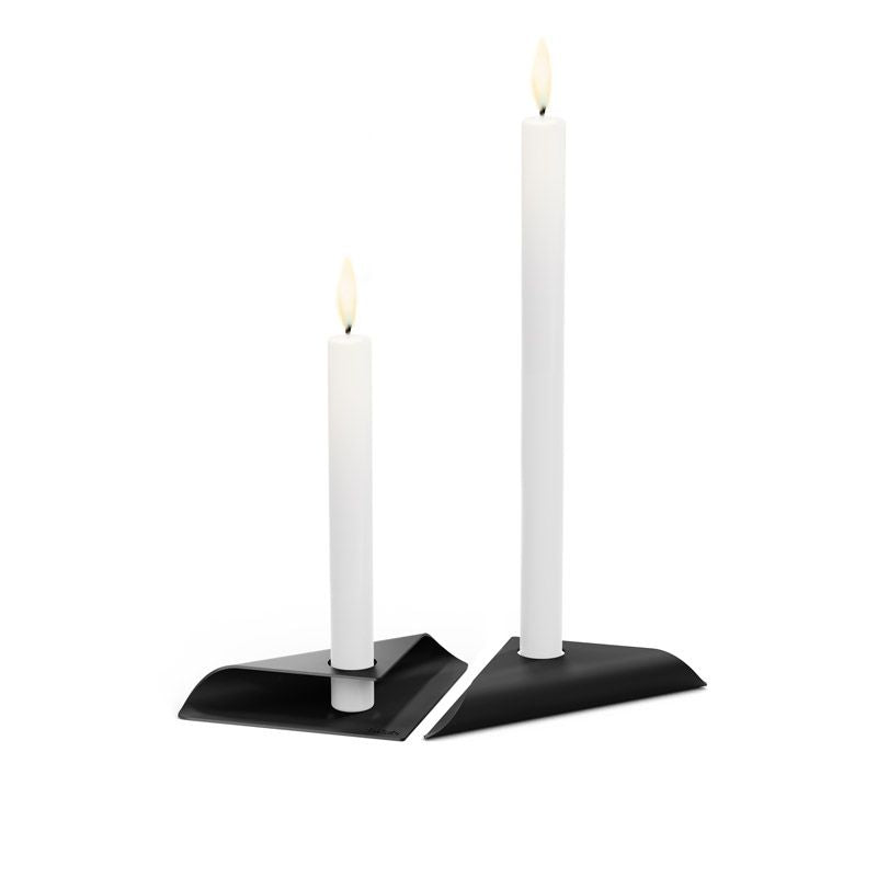 Höfats Square Candle Kandelaar Zwart - Firesite