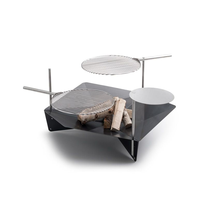 Höfats Triple vuurschaal tafel en warmhoudplaat - Firesite
