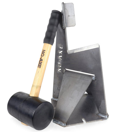 NO-AXE Houtklover blank staal met Hamer