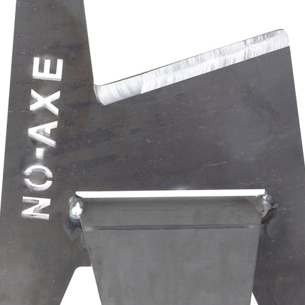 NO-AXE Houtklover blank staal met Hamer
