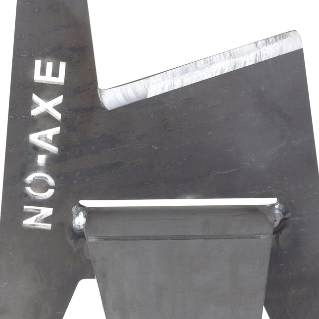 NO-AXE Houtklover blank staal met Hamer