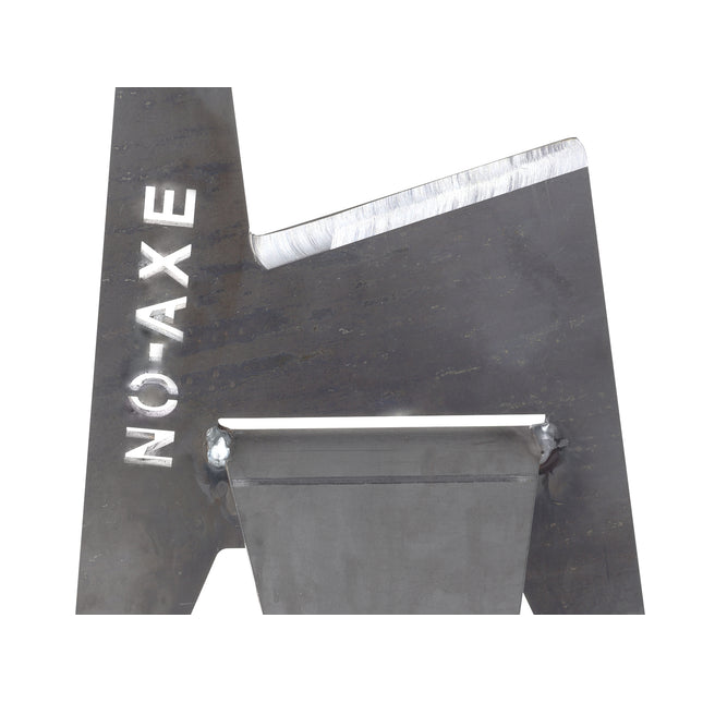 NO-AXE Houtklover blank staal met Hamer