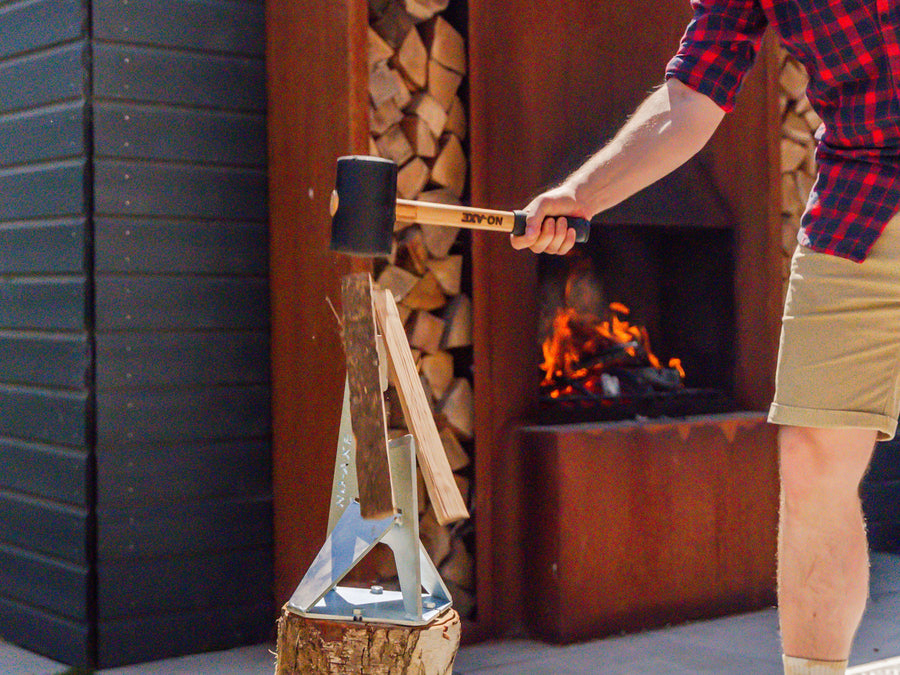 NO-AXE Houtklover gegalvaniseerd - Firesite