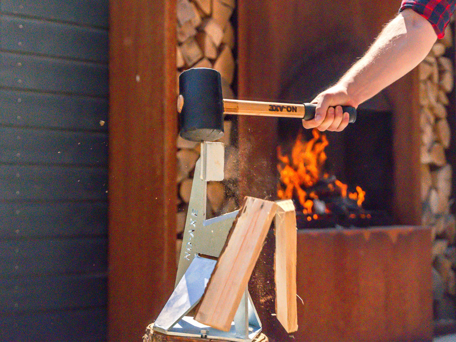 NO-AXE Houtklover gegalvaniseerd - Firesite