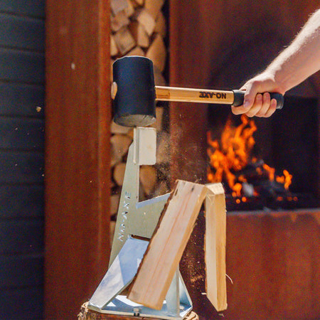 NO-AXE Houtklover gegalvaniseerd met Hamer - Firesite