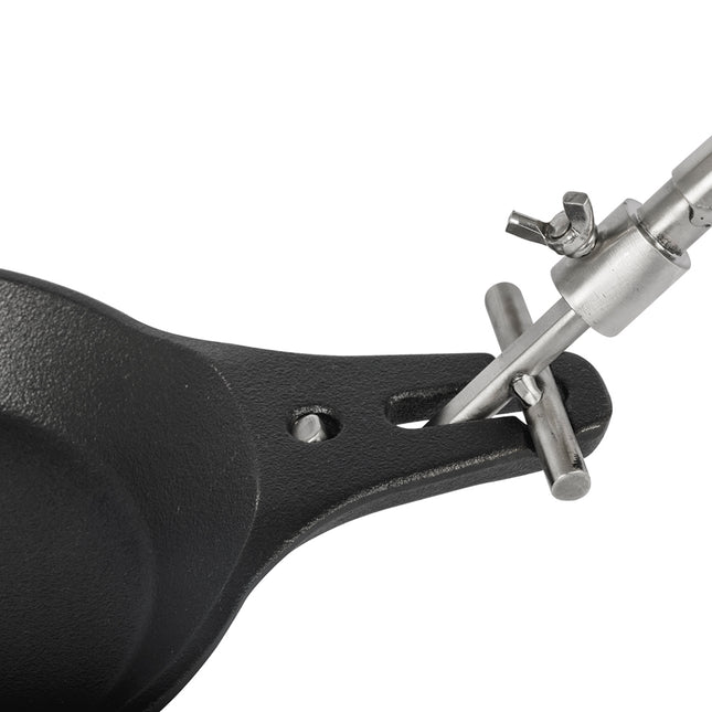 Petromax Gietijzeren Koekenpan met Telescopische Steel 4