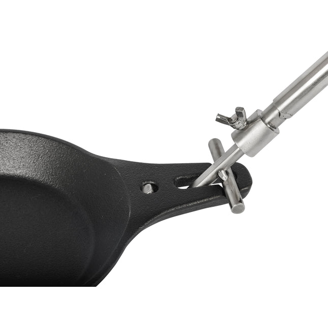 Petromax Gietijzeren Koekenpan met Telescopische Steel 4