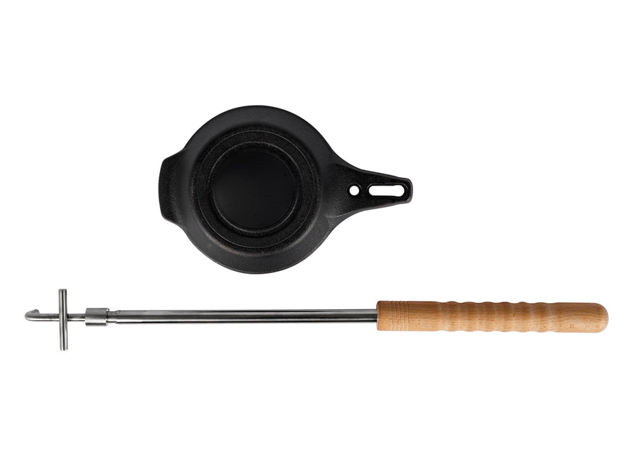 Petromax Gietijzeren Koekenpan met Telescopische Steel 3
