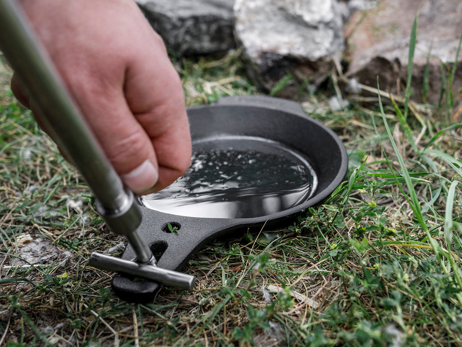 Petromax Gietijzeren Koekenpan met Telescopische Steel 5