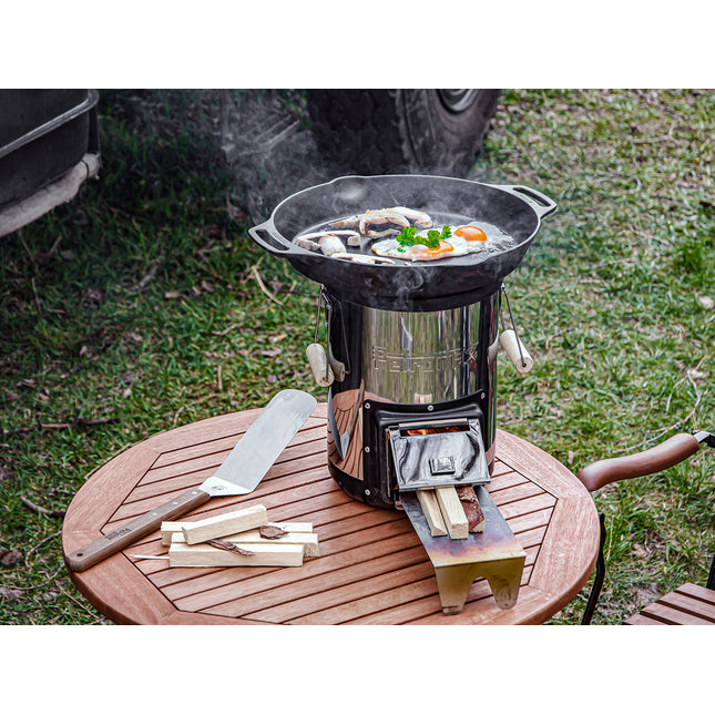 Petromax Gietijzeren Skillet 2 handvatten FP35H-t pan 35cm 2