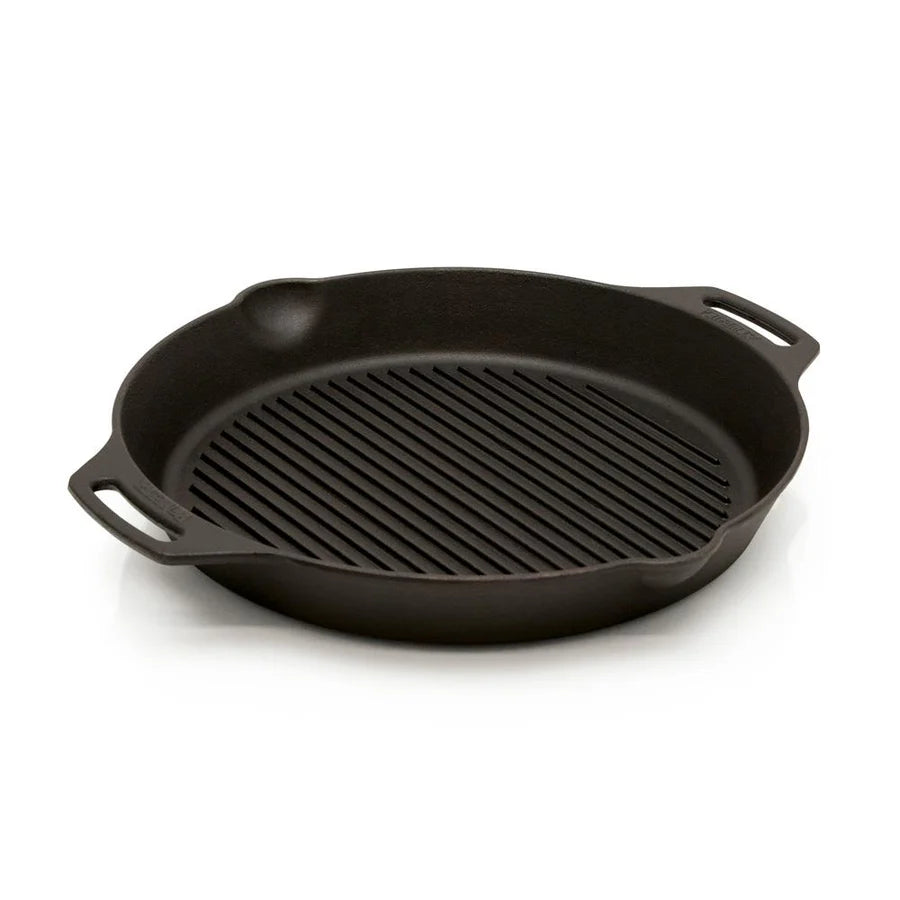Petromax Gietijzeren Grill Skillet met 2 Handvatten 35 cm