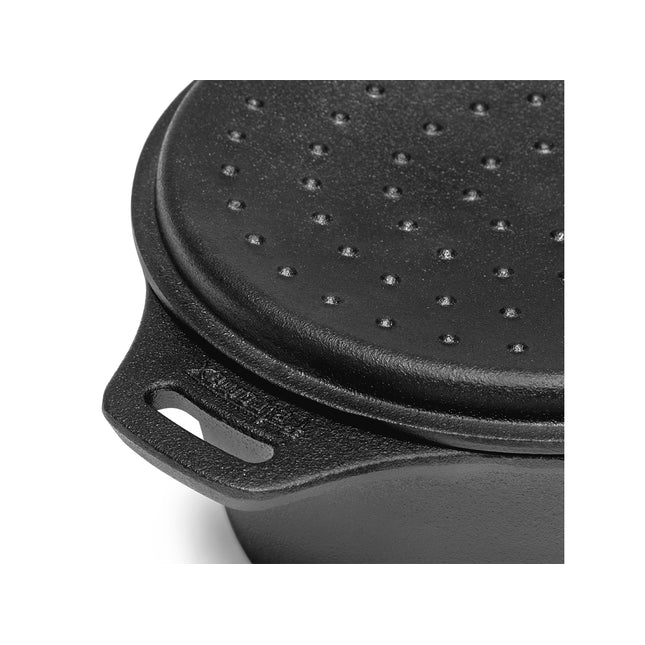 Petromax Gietijzeren Steelpan KR1 met deksel 1L 4